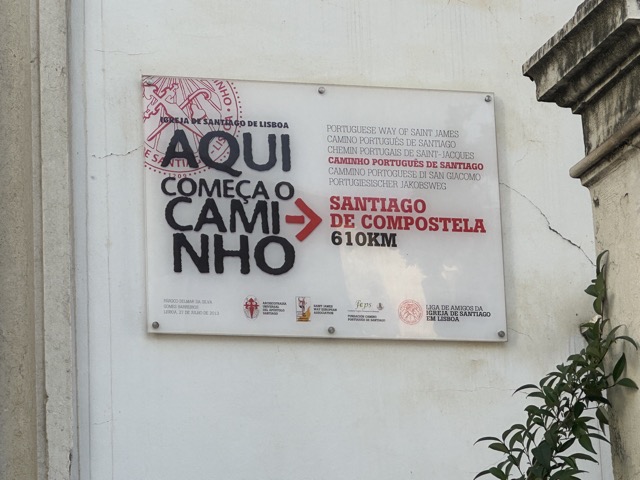 The start of the camino